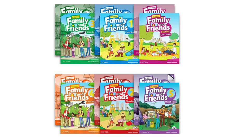 Family and Friends Level 1, 2, 3, 4, 5 - sách tiếng anh cho trẻ lớp 1